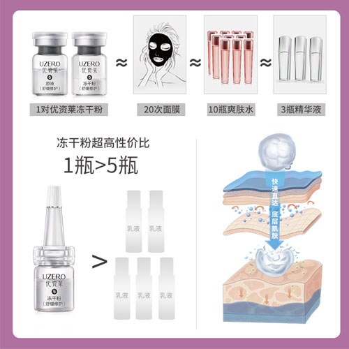 泛酰醇舒缓修护冻干粉原液